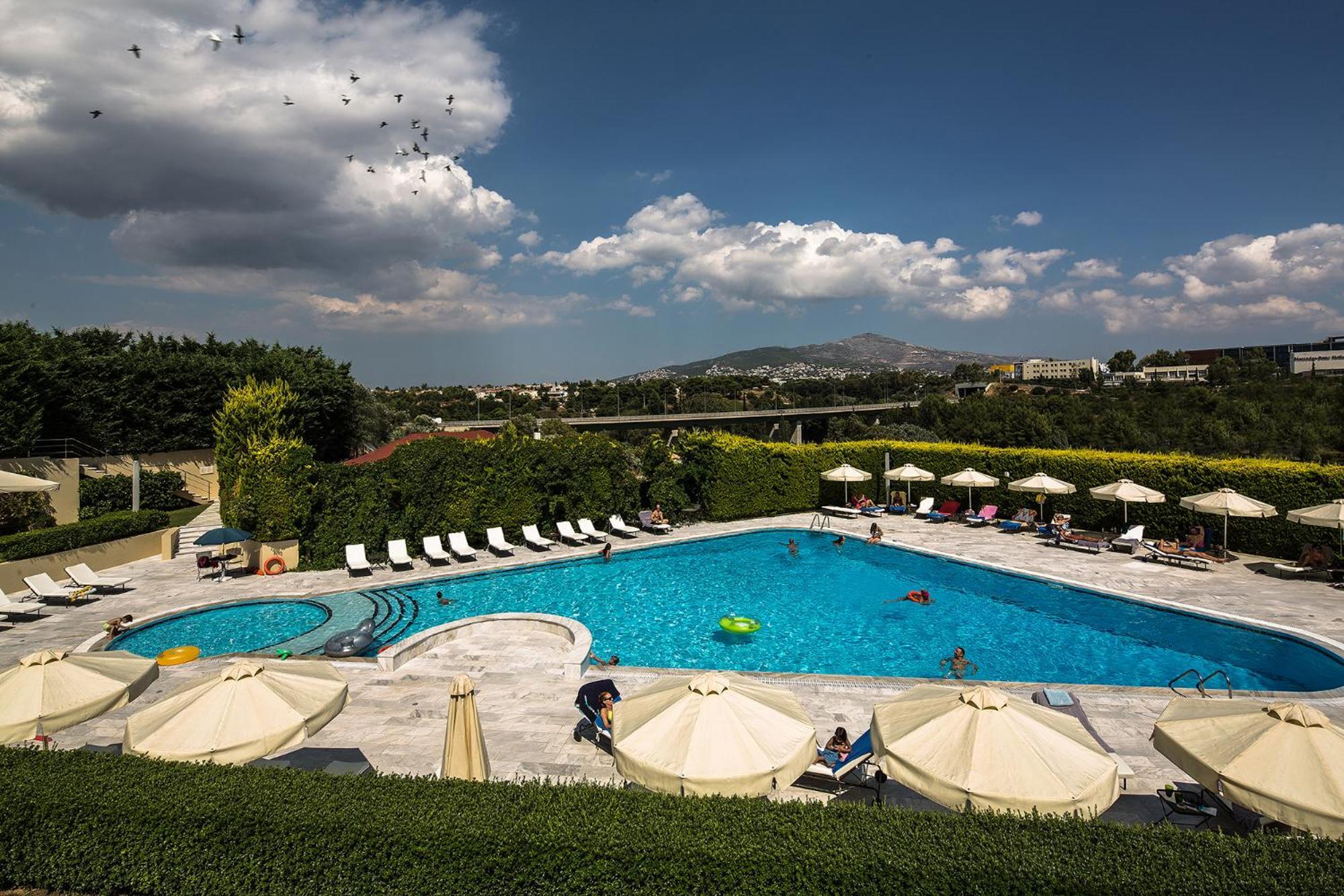 Dekelia Hotel Atenas Exterior foto